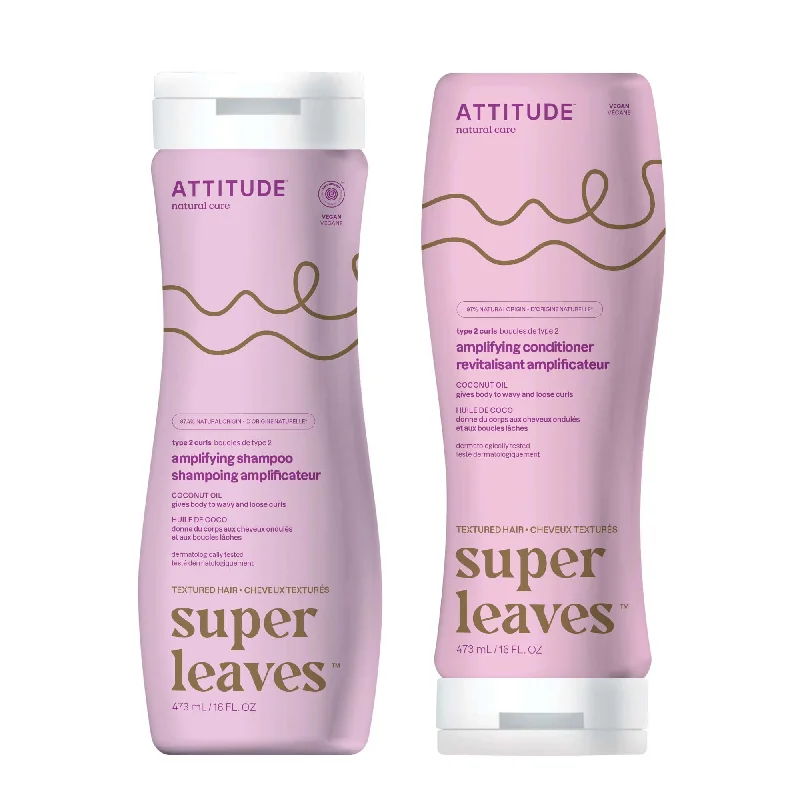 Curl Amplifying Shampoo and Conditioner Duo : SUPER LEAVES™