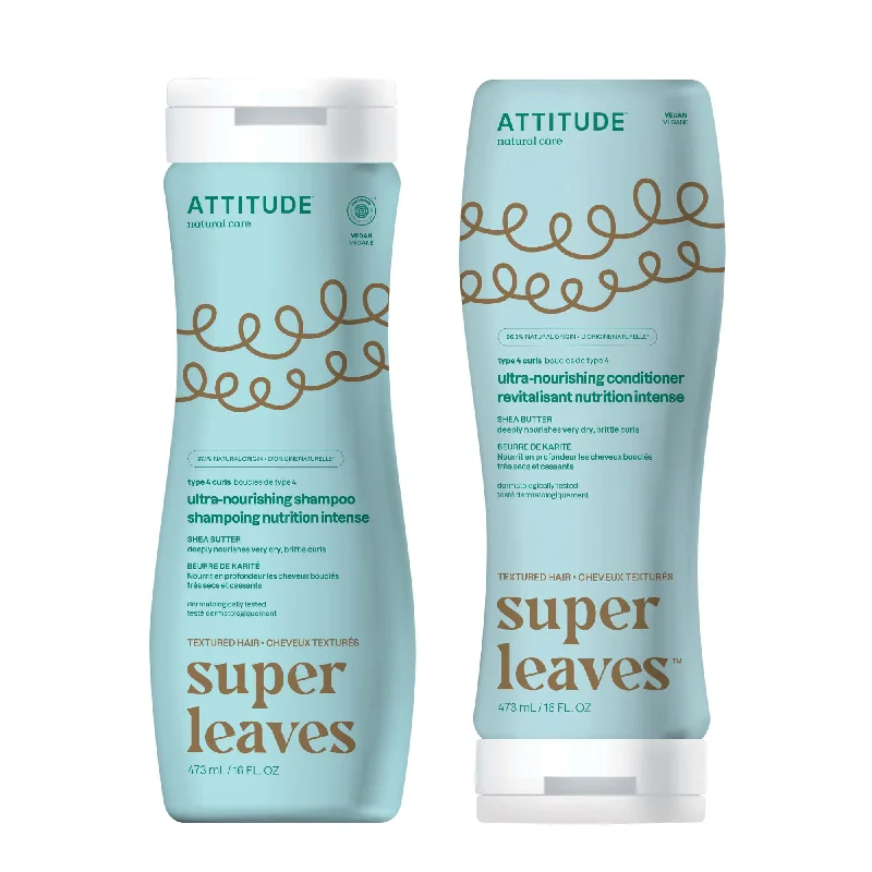 Curl Ultra-Hydrating Shampoo and Conditioner Duo : SUPER LEAVES™