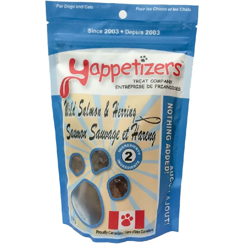 Yappetizers Wild Salmon & Herring Dog & Cat Treats 100g