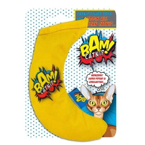 BAM! Catnip Banana Cat Toy