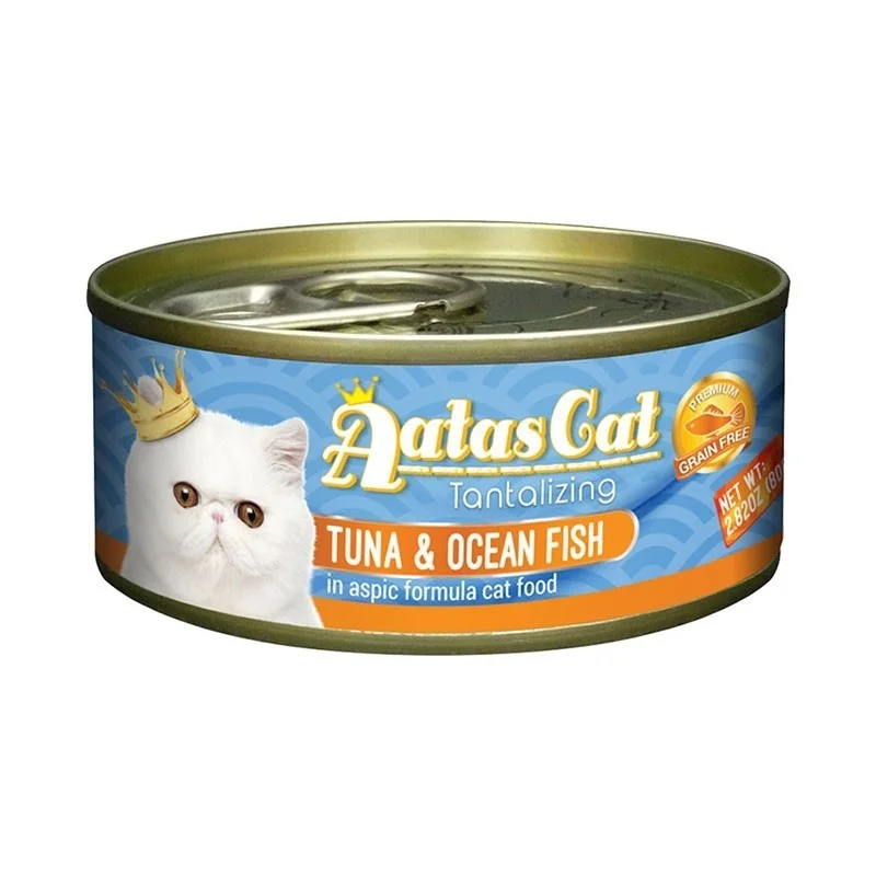 Aatas Cat Tantalizing Tuna & Ocean Fish In Aspic Canned Cat Food