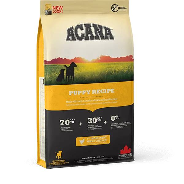 Acana Heritage Puppy and Junior Grain Free Dry Dog Food