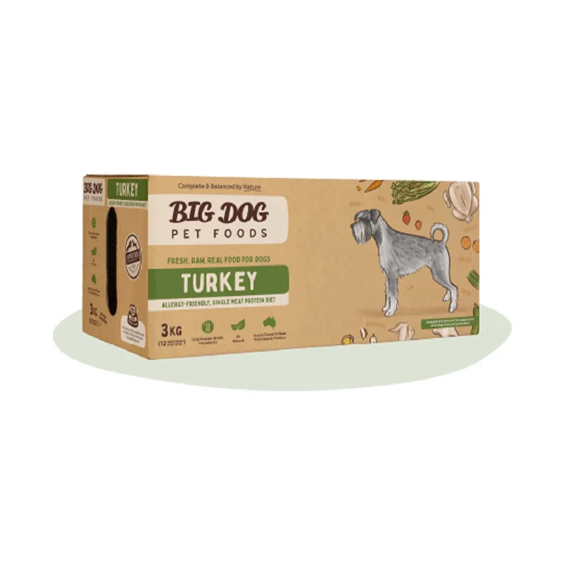 Big Dog Turkey Barf Frozen Raw Dog Food