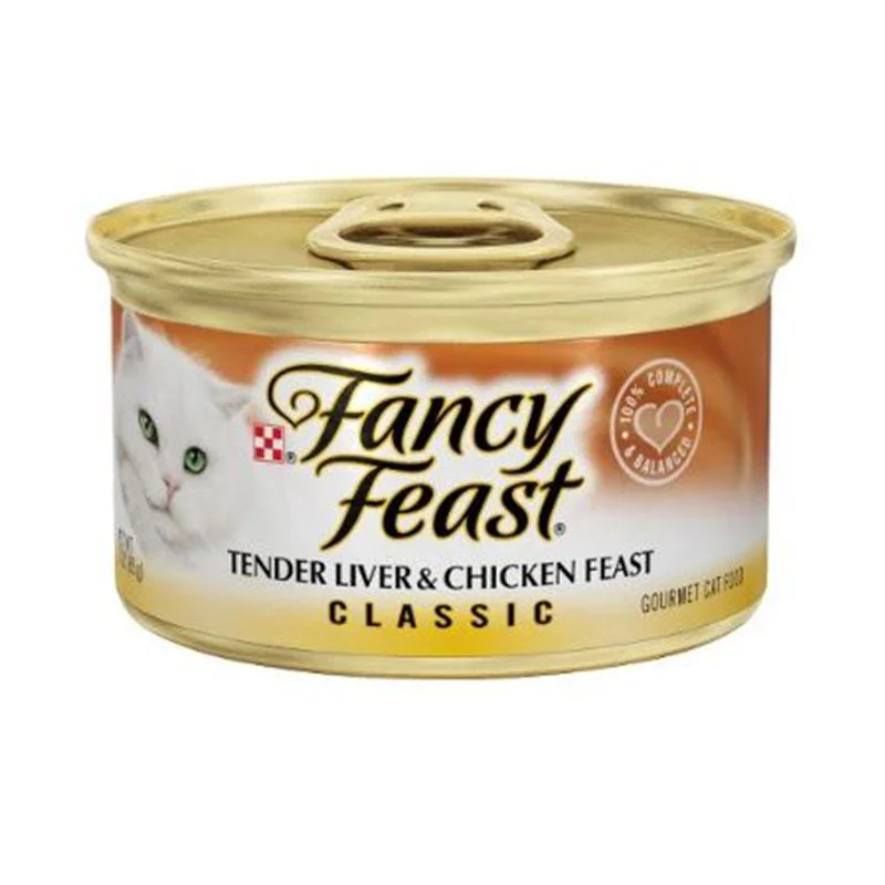 Fancy Feast Classic Pate Tender Liver & Chicken Feast Canned Cat Food