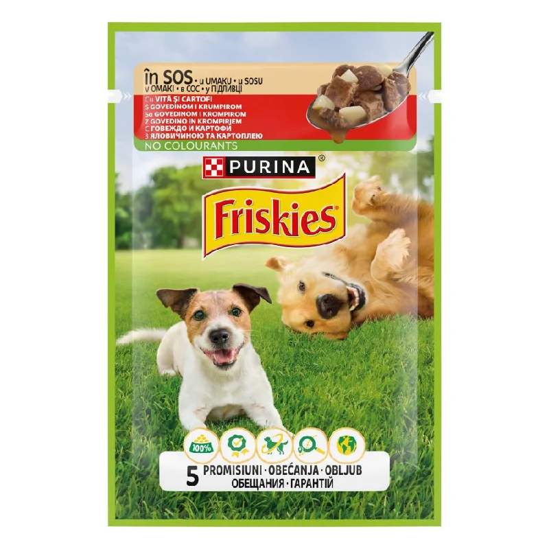 FRISKIES, s govedinom i krumpirom u umaku, 85g