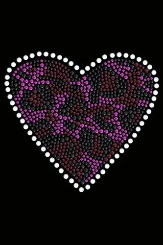 Fuchsia Leopard Heart Bandana- Many Colors