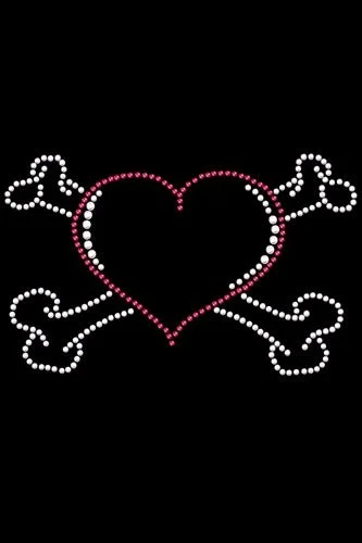 Heart with Cross Bones Bandana- Many Colors