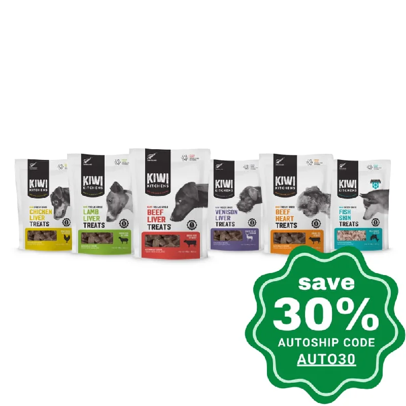 Kiwi Kitchens Dog Treats (Min. 225G-250G) - ANY FLAVORS