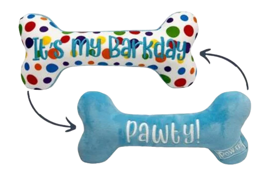 Lulubelles® Power Plush It's My Barkday Bone