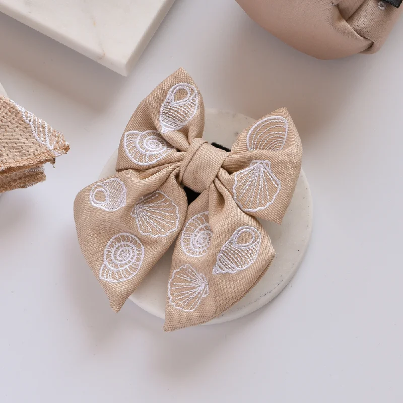 Luxe Seashells Sailor Bow Tie