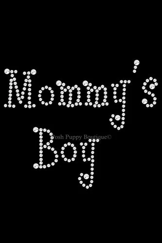 Mommy's Boy Rhinestone Bandana- Many Colors