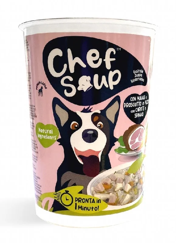 PETFORMANCE Chef Soup, juha za pse sa svinjetinom, šunkom, špinatom i mrkvom 50g