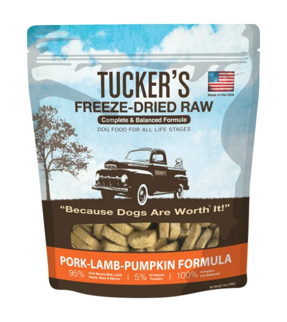 Tucker's Complete & Balanced Freeze-Dried Raw Dog Food (Pork-Lamb-Pumpkin)